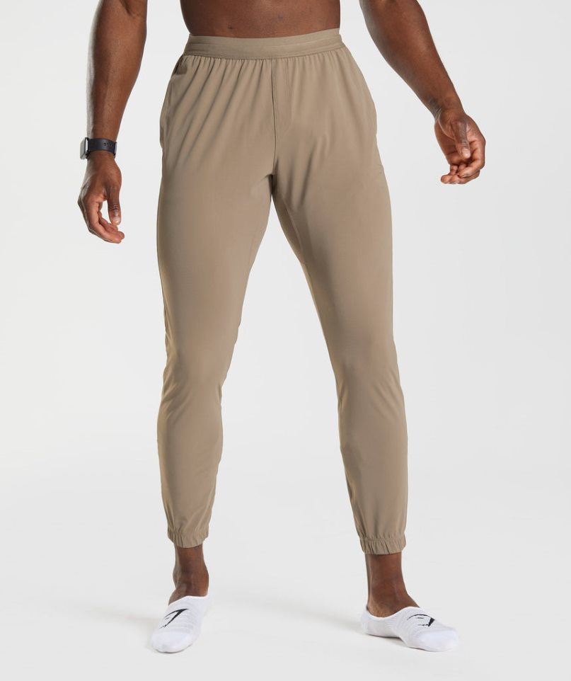 Men\'s Gymshark Studio Jogger Brown | NZ 1KJPGD